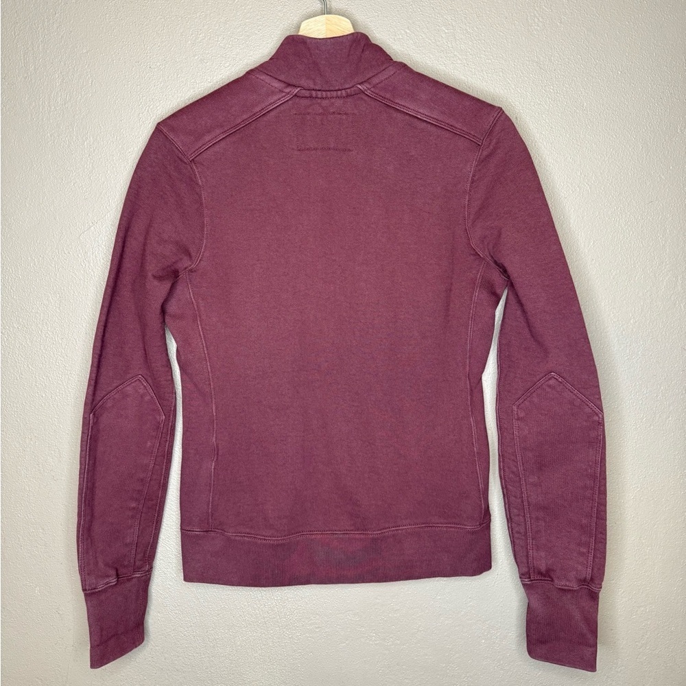 American Giant Burgundy Full Zip Heavyweight Sweatshirt Size XS Outerwear Comfy - Picture 12 of 16